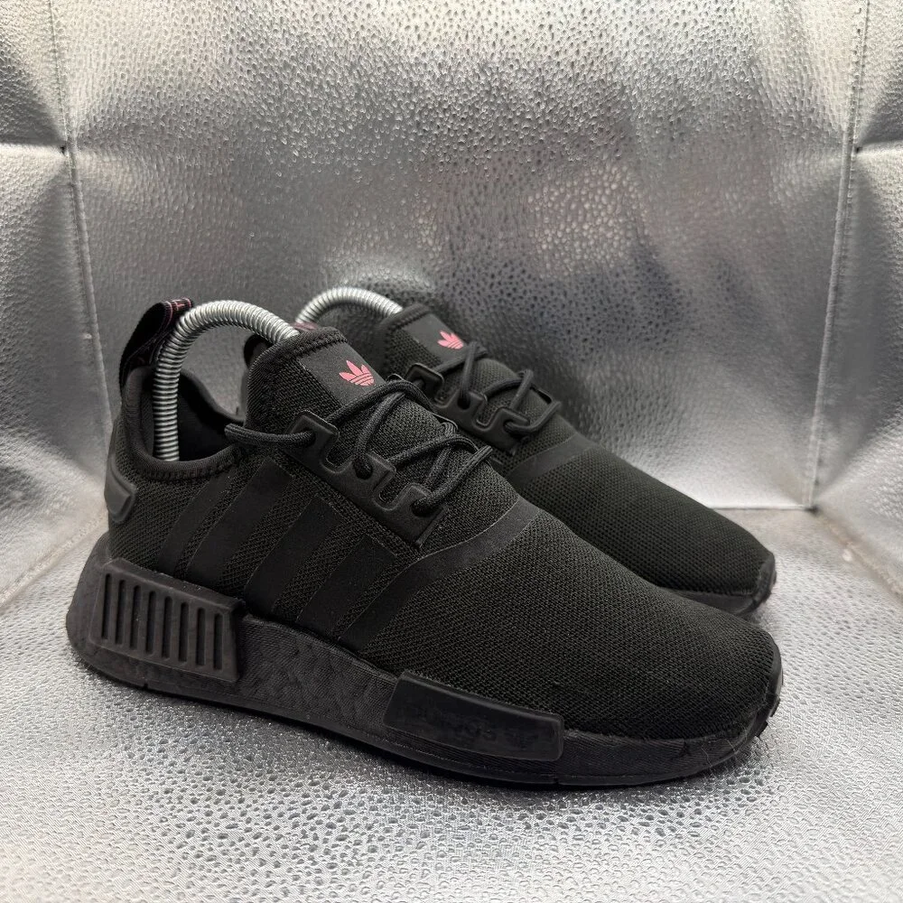 Size 5.5 Adidas NMD R1 Prime Blue Black Womens‎ Lace-Up Athletic Sneakers GX8312